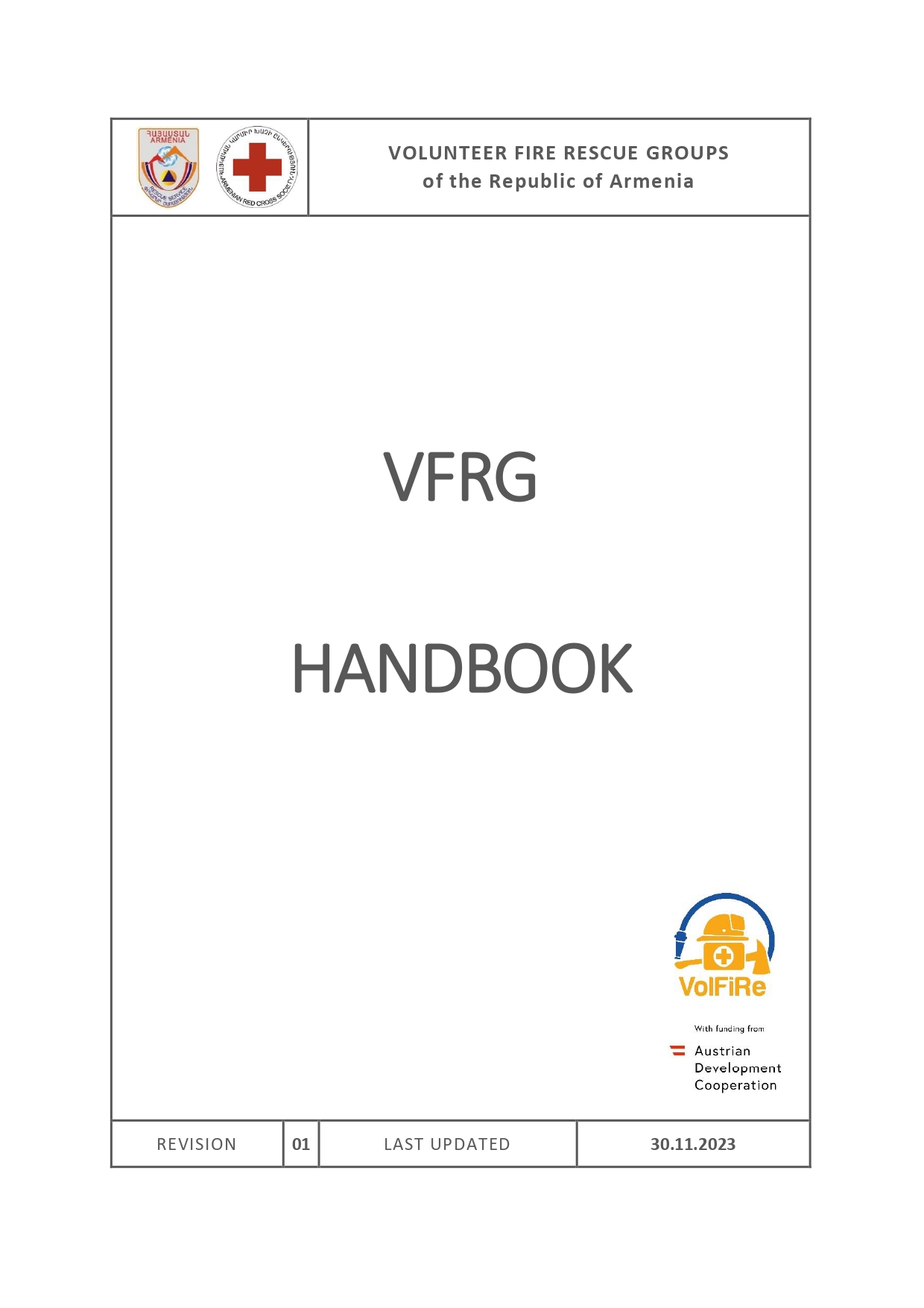 VFRG HANDBOOK - March 2024